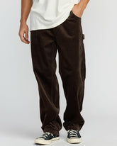 Larry Cord Garage Pants - Chocolate