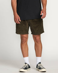 Larry Laybacks 19" Cord Shorts - Brown