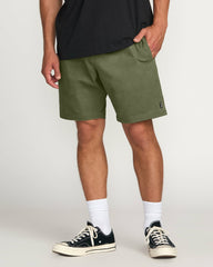 Larry Laybacks 19" Twill Shorts - Olive