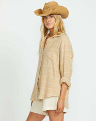 Layer Up Long Sleeve Shirt - Khaki