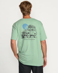 Making Tracks A/Div Tee - Mist Green