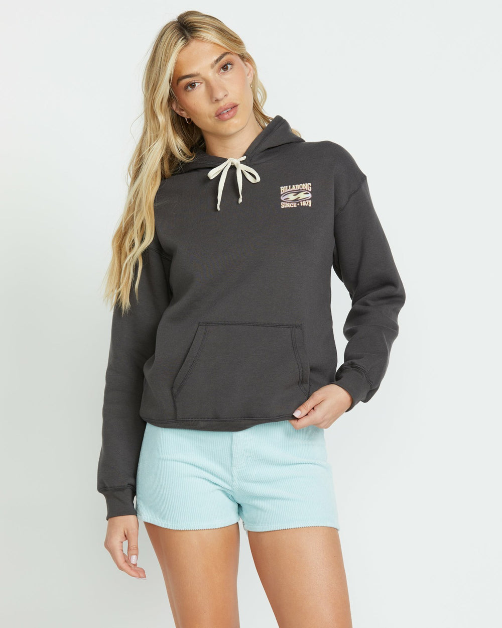 Nice Vibes Po Hoodie - Off Black
