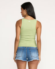 Nothing But Sun Knit Tank - Pistachio