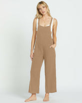 Pacific Time Jumpsuit - Khaki