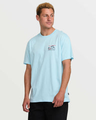 Palm Springs Premium Tee - Coastal Blue