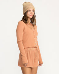 Paxton Long Sleeve Top - Sunburnt
