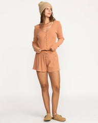 Paxton Long Sleeve Top - Sunburnt