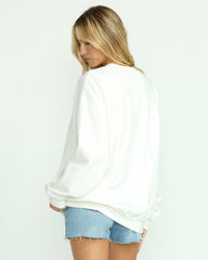 Ride In Crew Sweatshirt - Salt Crystal