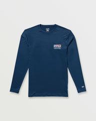 Runner Loose Fit Long Sleeve Surf Tee - Midnight