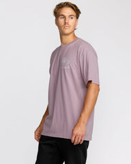 Scenes Regular Short Sleeve T-Shirt - Purple Ash