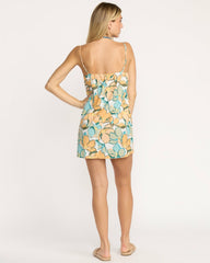 So Chill Mini Dress - White Print