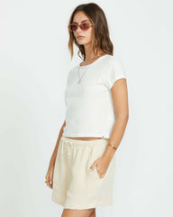 So Cozy Shorts - Dove