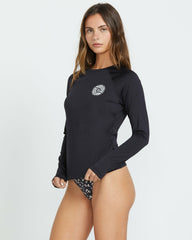 Sol Searcher Rashguard - Black Pebble