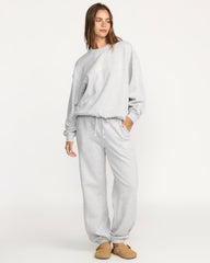 So Sunny Kendal Crewneck Sweatshirt - Heather Grey