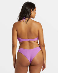 Summer High Multi-Way Bandeau Bikini Top - Bright Orchid