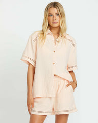 Summers End Shorts - Soft Peach