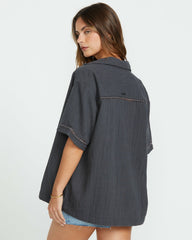 Summers End Short Sleeve Shirt - Black Sands