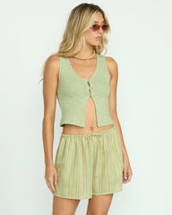Summer Sunshine Shorts - Pistachio
