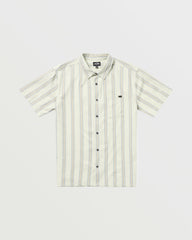 Sundays Jacquard Short Sleeve Shirt - Silver