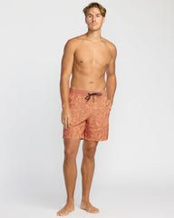 Sundays Laybacks 17" Trunks - Dusty Rose