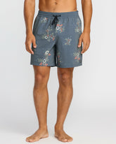 Sundays Laybacks 17" Trunks - Steel Blue