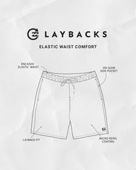 Sundays Laybacks 17" Trunks - Stealth