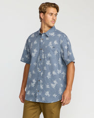 Sundays Mini Short Sleeve Shirt - Steel Blue