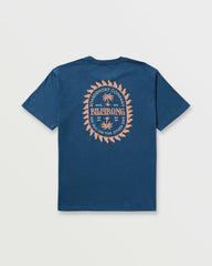 Sun Rays Regular Tee - Deep Blue