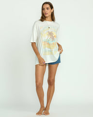 Sunset Mindset Tee - Salt Crystal