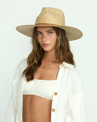 Sunshine Straw Rancher Hat - Natural