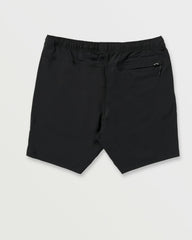 Surftrek Elastic Submersible 17" Hybrid Shorts - Black