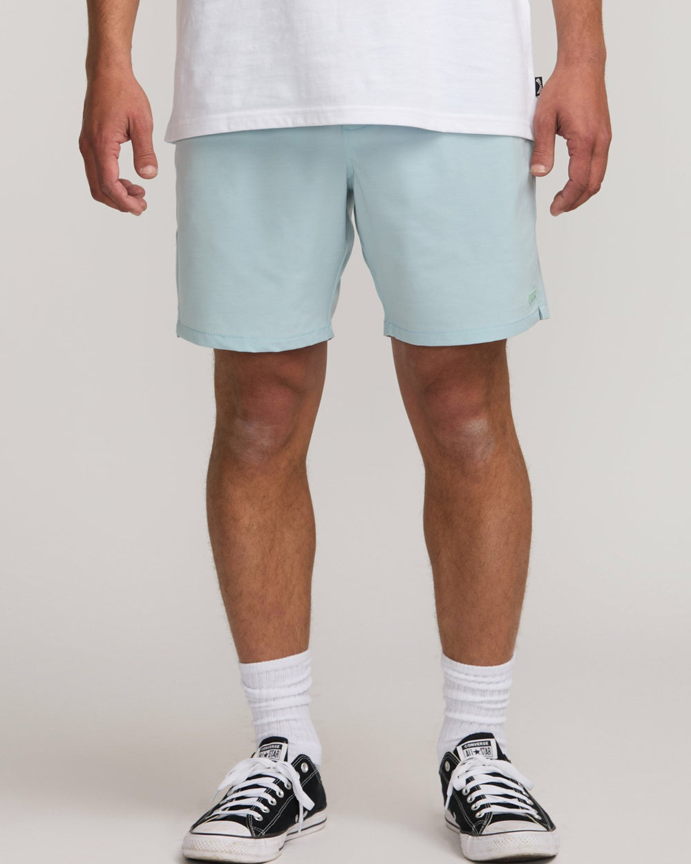 Surftrek Transit Elastic 17" Hybrid Shorts - Dusty Blue