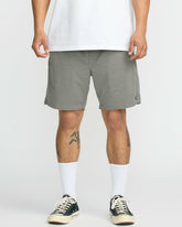Surftrek Transit Elastic 17" Hybrid Shorts - Pewter