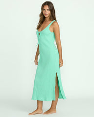 Sweet Heat Midi Dress - Poolside