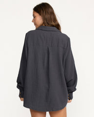 Sweet Swell Long Sleeve Shirt - Black Sands