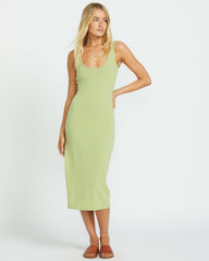 Take A Look Reversible Dress - Avocado