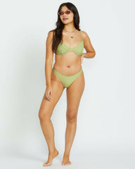 Tanlines Hike Bikini Bottom - Avocado