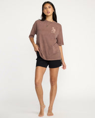 The Great Waves T-Shirt - Espresso