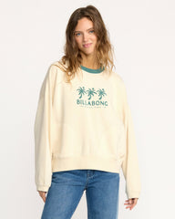 Triple Palms Crewneck Sweatshirt - Whitecap
