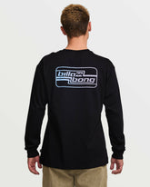 Walled Regular Long Sleeve Tee - Black