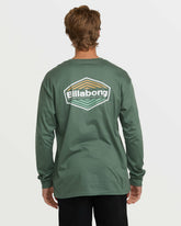 Walled Regular Long Sleeve Tee - Dark Slate
