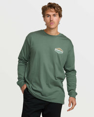 Walled Regular Long Sleeve Tee - Dark Slate