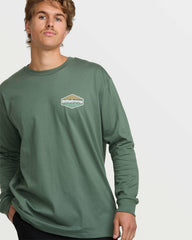 Walled Regular Long Sleeve Tee - Dark Slate
