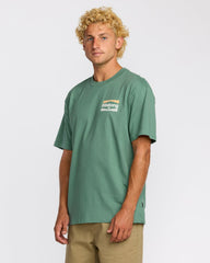 Walled Regular Short Sleeve T-Shirt - Sage Green