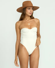 Wander Over Hailey One-Piece Swimsuit - Salt Crystal