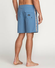 Wategos Lo Tide 19" Boardshorts - Carolina Blue
