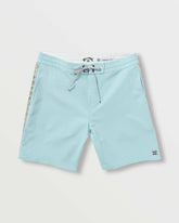 Wategos Lo Tide 19" Boardshorts - Dusty Blue