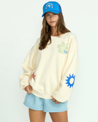 Water Signs Kendal Crewneck Sweatshirt - Whitecap