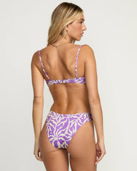 Wave Song Rio Bandeau Bikini Top - Paradise Purple