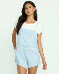 Wild Pursuit Romper - Washed Chambray